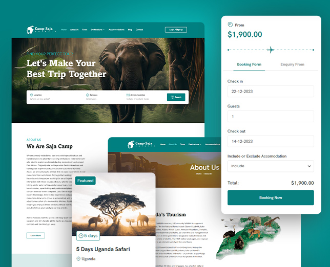 camp-saja-safaris-website-design